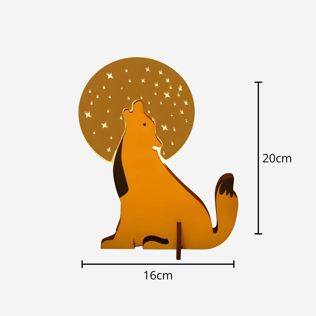 Nachttischlampe Tiere