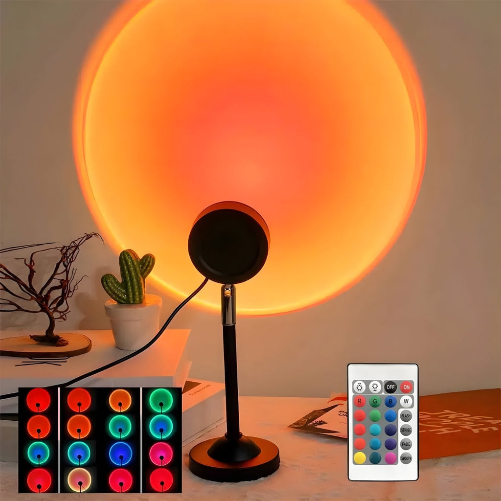 Nachttischlampe Sonnenuntergang 16 Farben