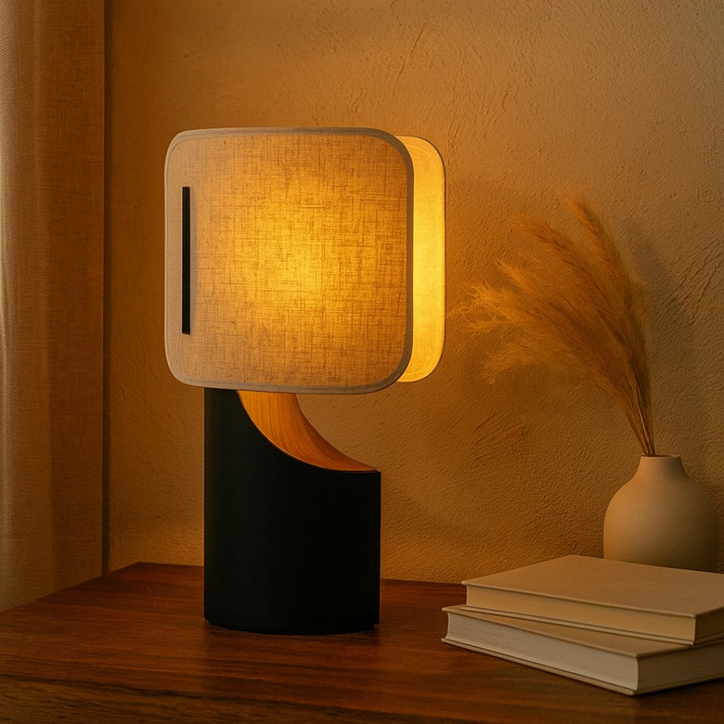 Nachttischlampe Lampenschirm Stoff