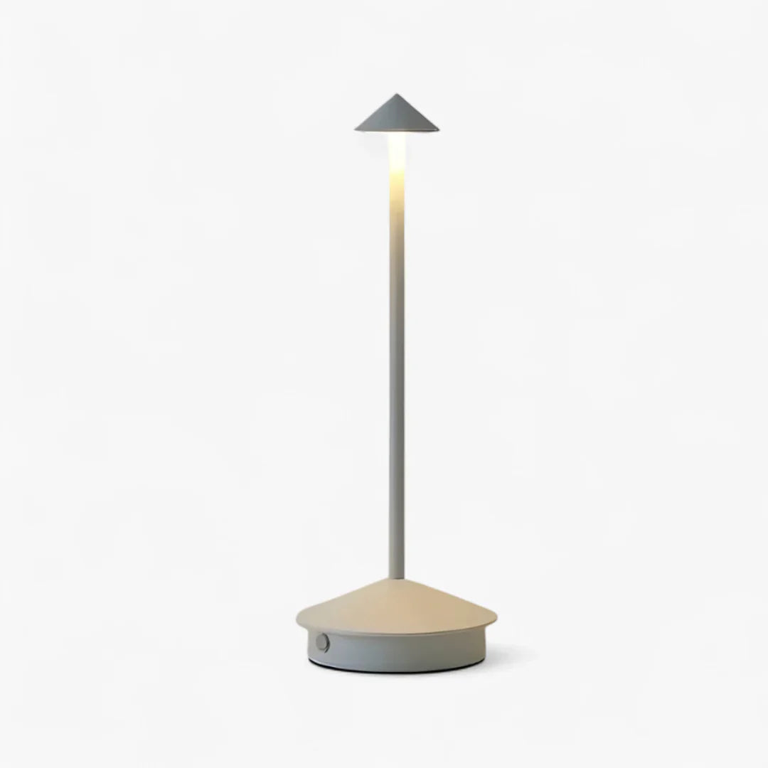 Nachttischlampe aufladbar mit Touch-LED Metall – Classica