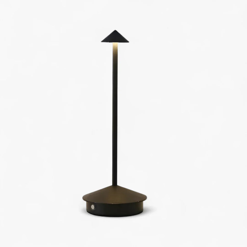 Nachttischlampe aufladbar mit Touch-LED Metall – Classica