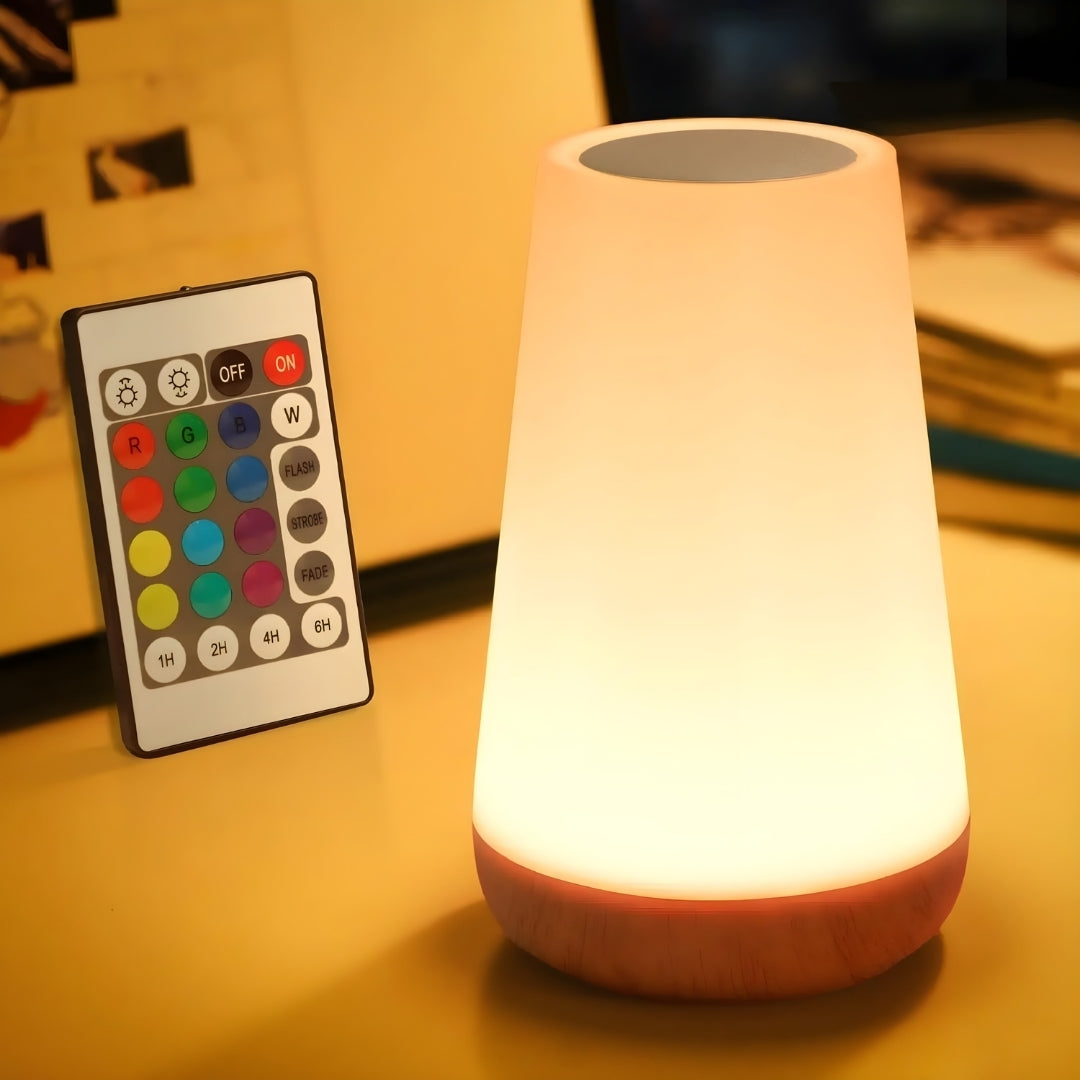 Nachttischlampe LED RGB 13 Farben – Prisma