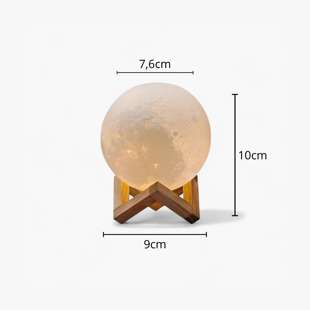 Nachttischlampe in Form von Mond