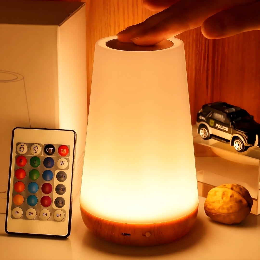 Nachttischlampe LED RGB 13 Farben – Prisma