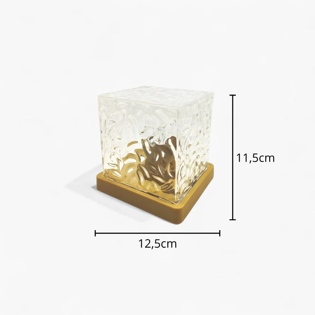 Nachttischlampe LED Wellenoptik – Ondina