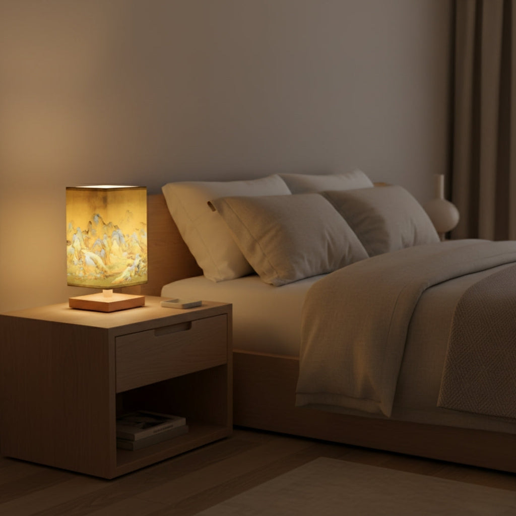 Nachttischlampe Japanisch Skandinavisch