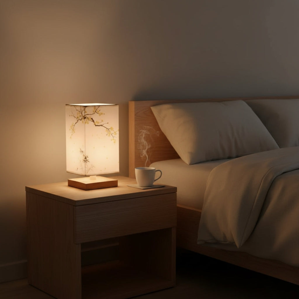 Nachttischlampe Japanisch Skandinavisch