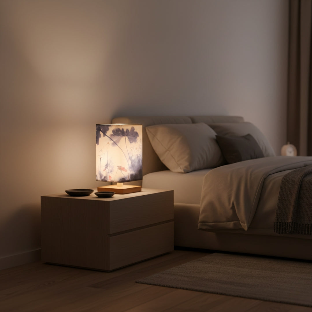 Nachttischlampe Japanisch Skandinavisch