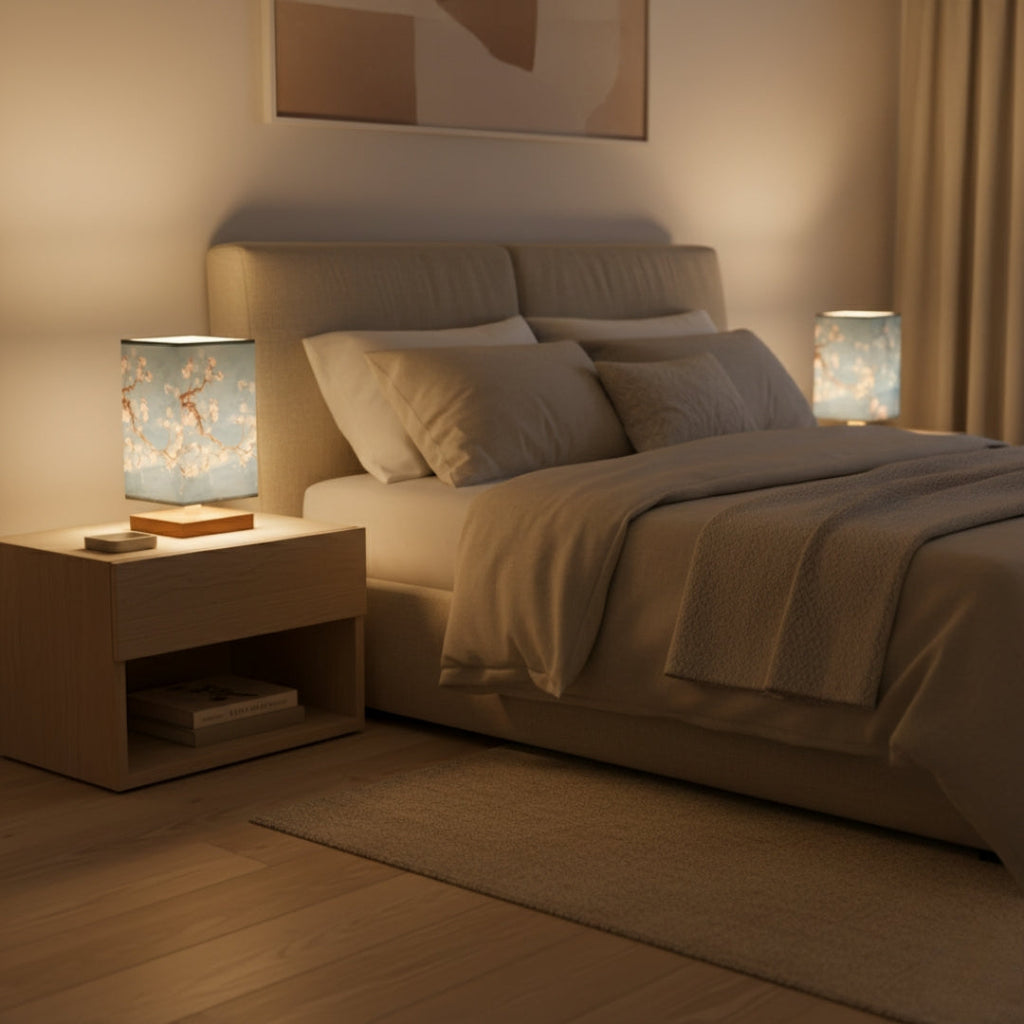 Nachttischlampe Japanisch Skandinavisch