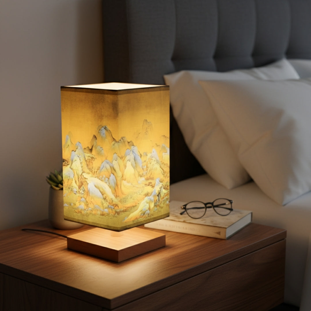 Nachttischlampe Japanisch Skandinavisch