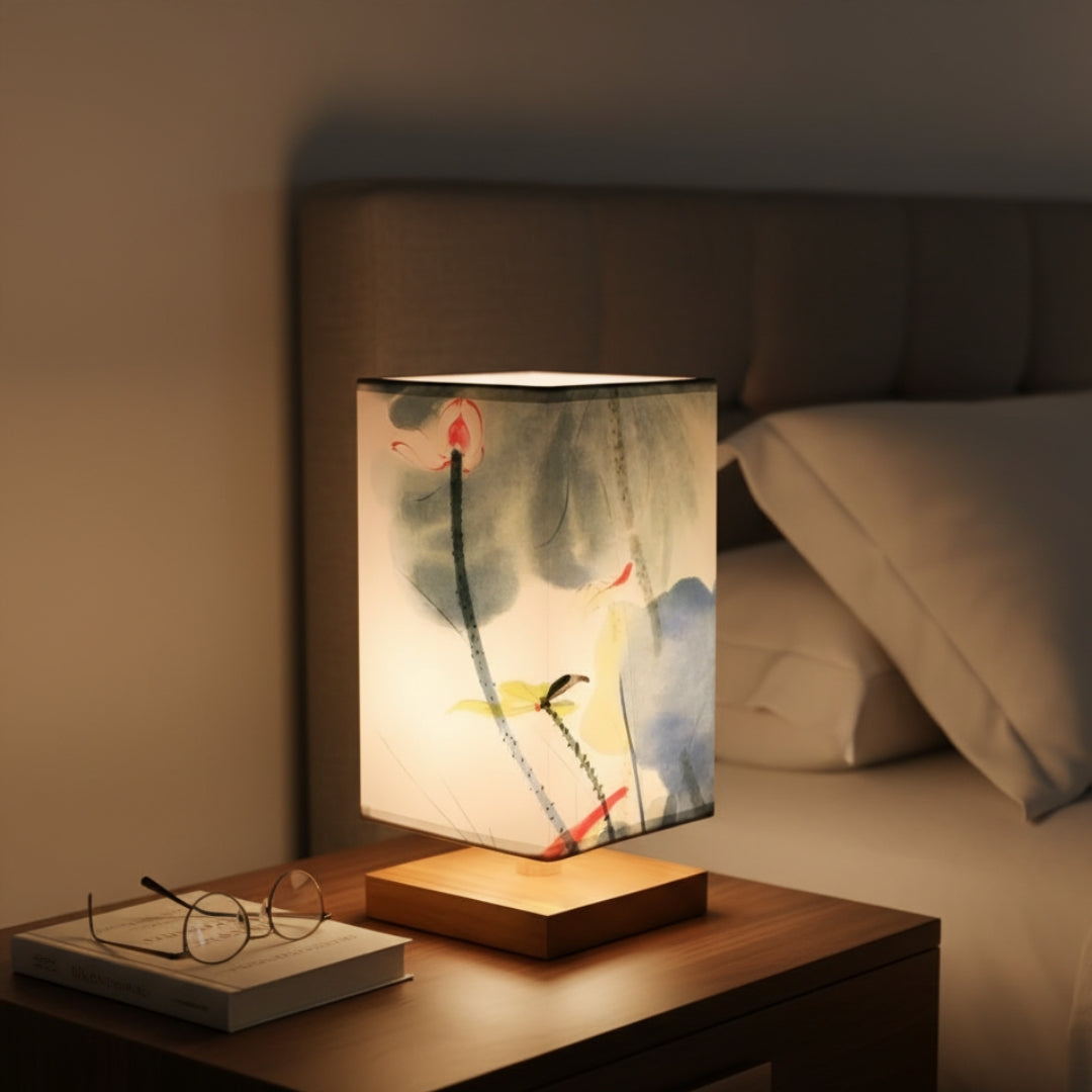 Nachttischlampe Japanisch Skandinavisch