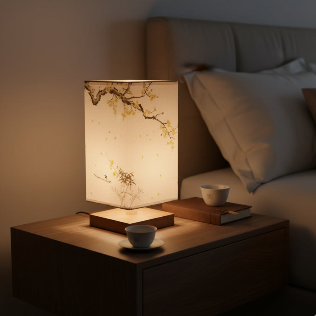 Nachttischlampe Japanisch Skandinavisch