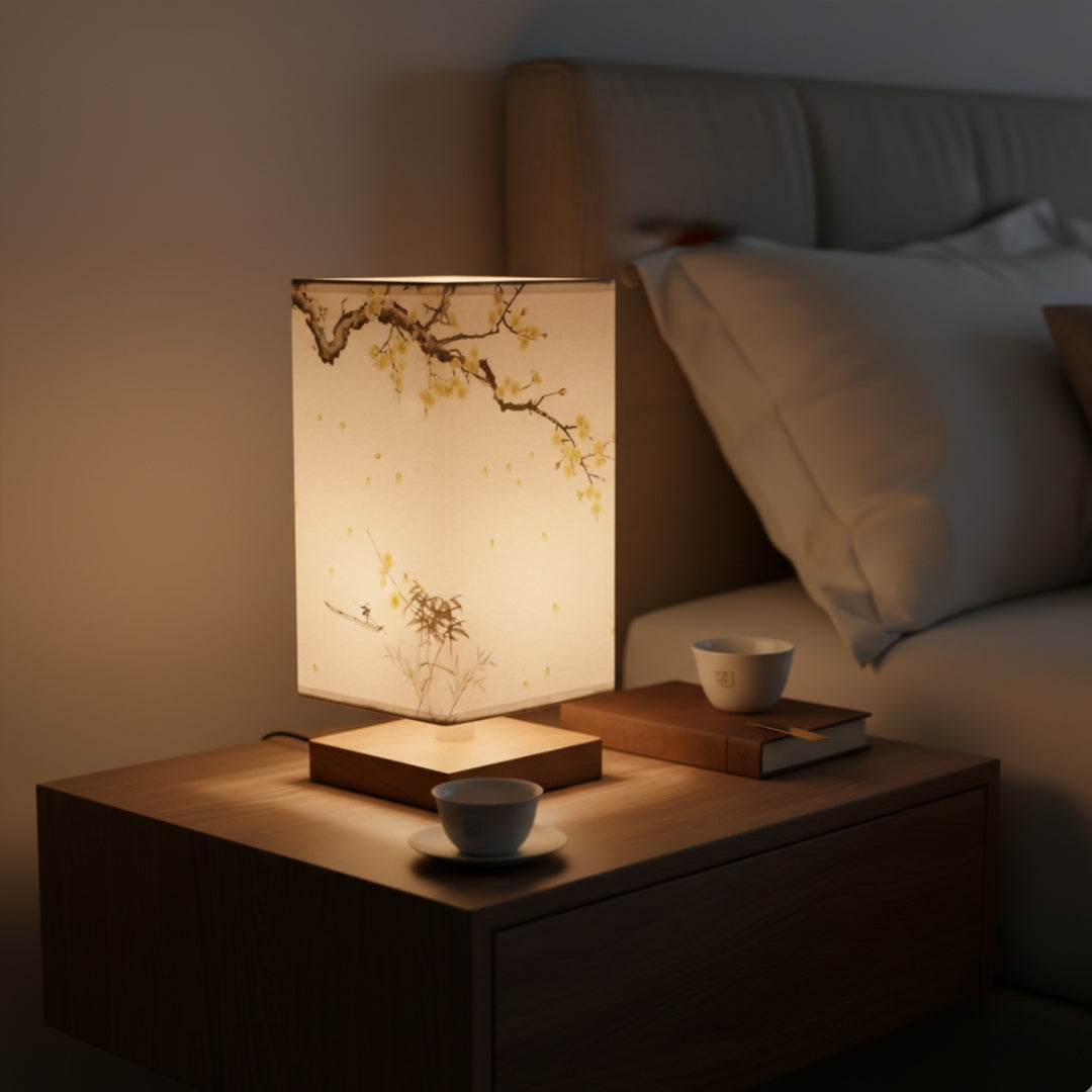 Nachttischlampe Japanisch Skandinavisch