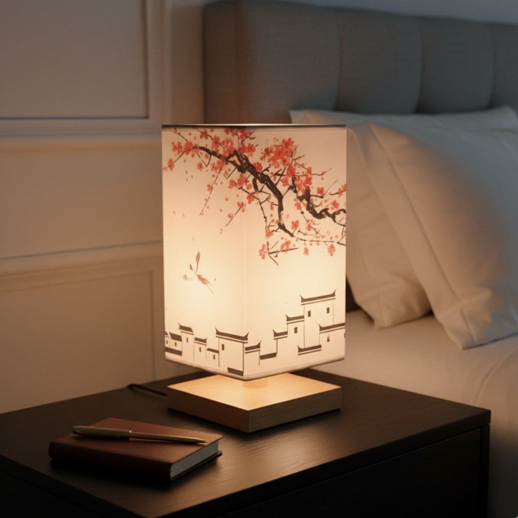 Nachttischlampe Japanisch Skandinavisch