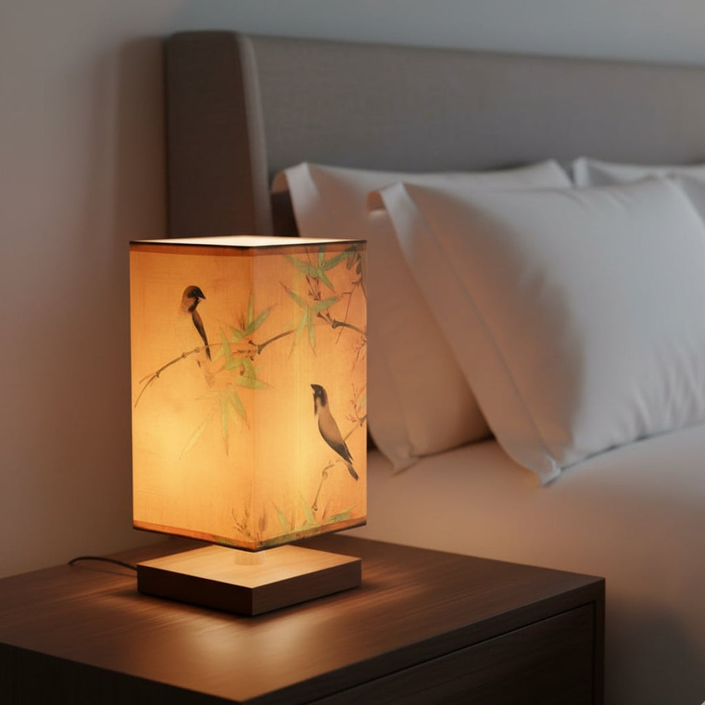 Nachttischlampe Japanisch Skandinavisch