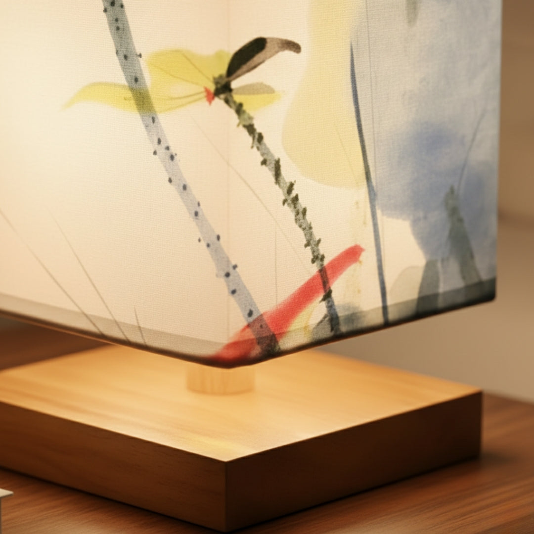 Nachttischlampe Japanisch Skandinavisch