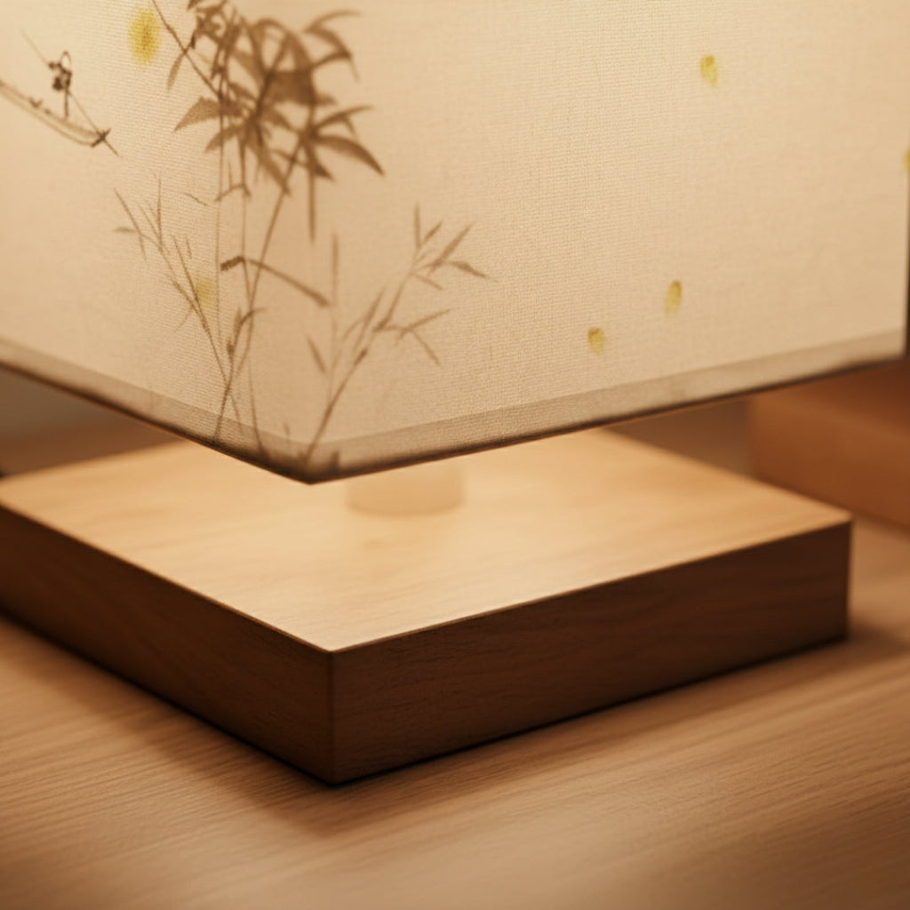 Nachttischlampe Japanisch Skandinavisch