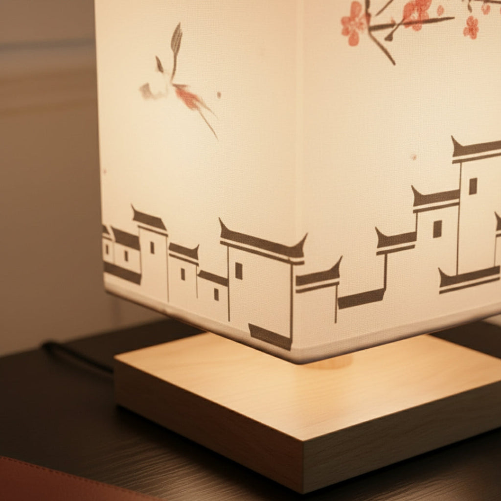 Nachttischlampe Japanisch Skandinavisch