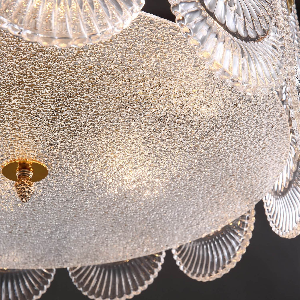 Kronleuchter Rund Metall Gold