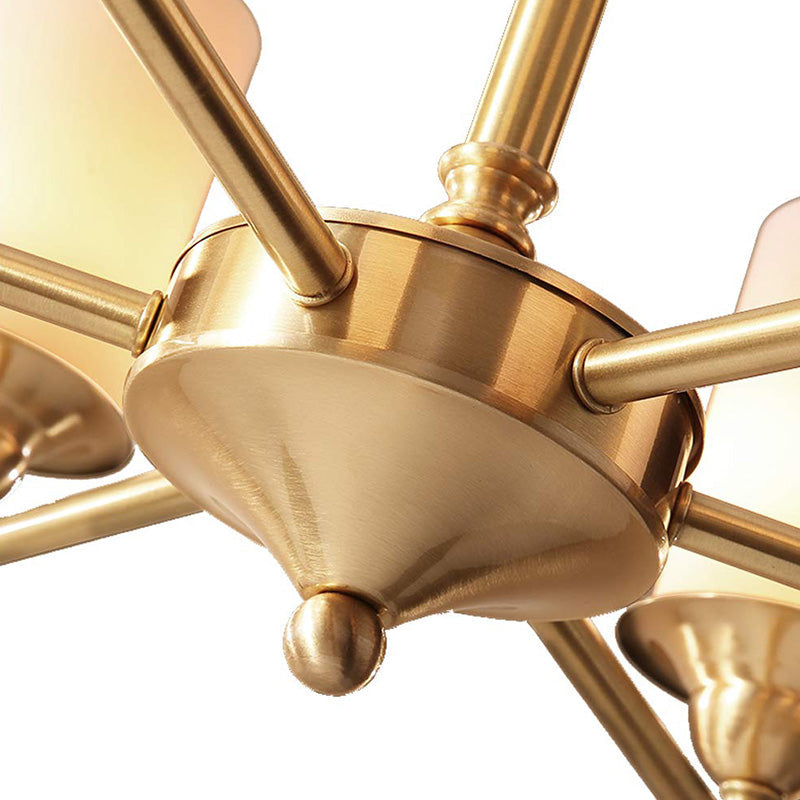 Kronleuchter Kristall Gold