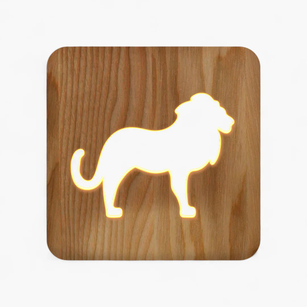 Nachttischlampe Lion
