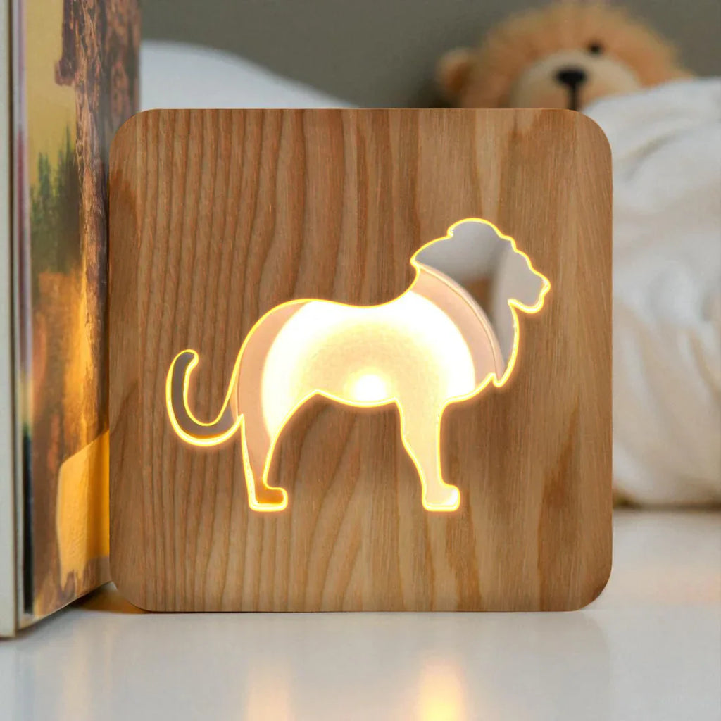 Nachttischlampe Lion