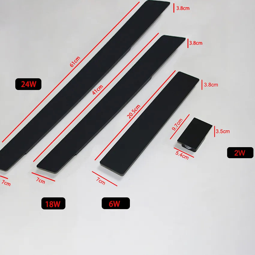 Wandleuchte Außen LED Aluminium Étanche