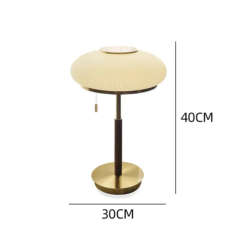 Nachttischlampe Mattglas