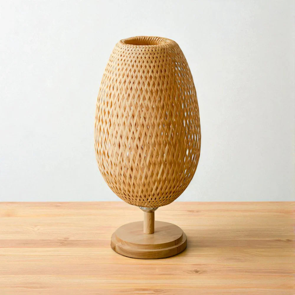 Nachttischlampe Bambou