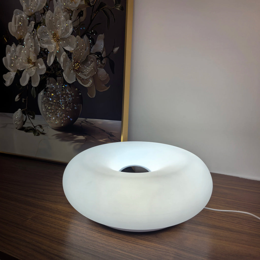 Nachttischlampe Rund