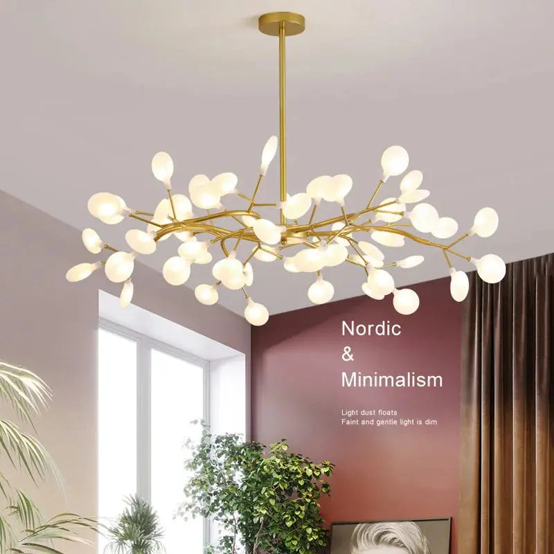 Kronleuchter Molekular LED Schwarz oder Gold
