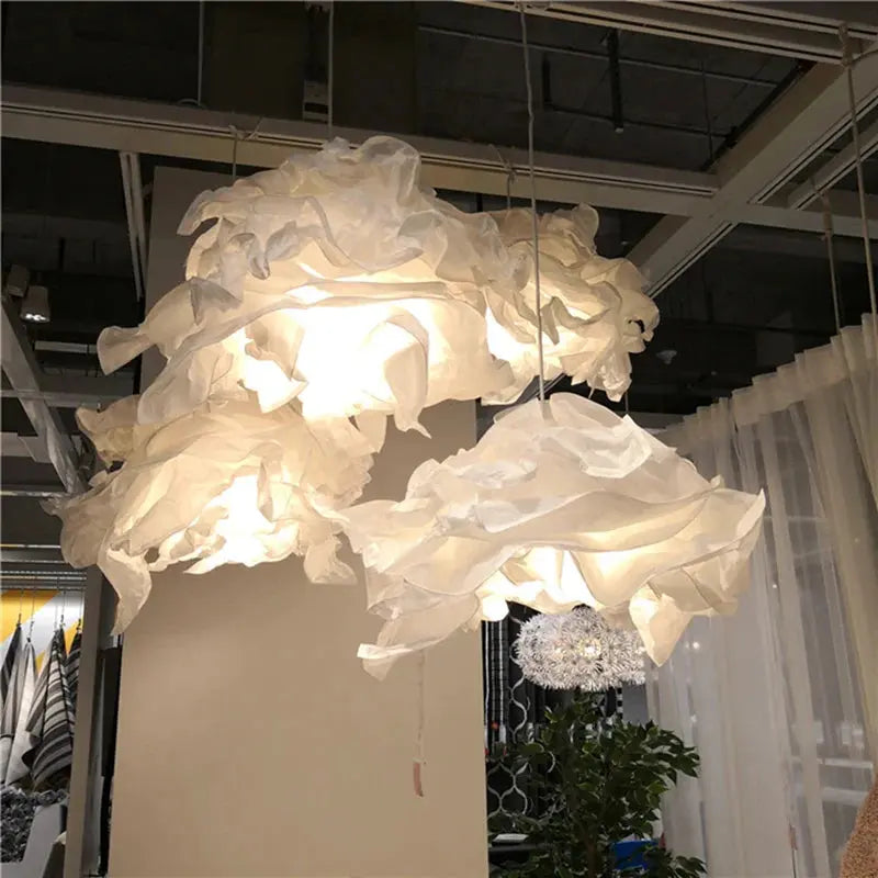 Pendelleuchte Wolke Weiß für Schlafzimmer