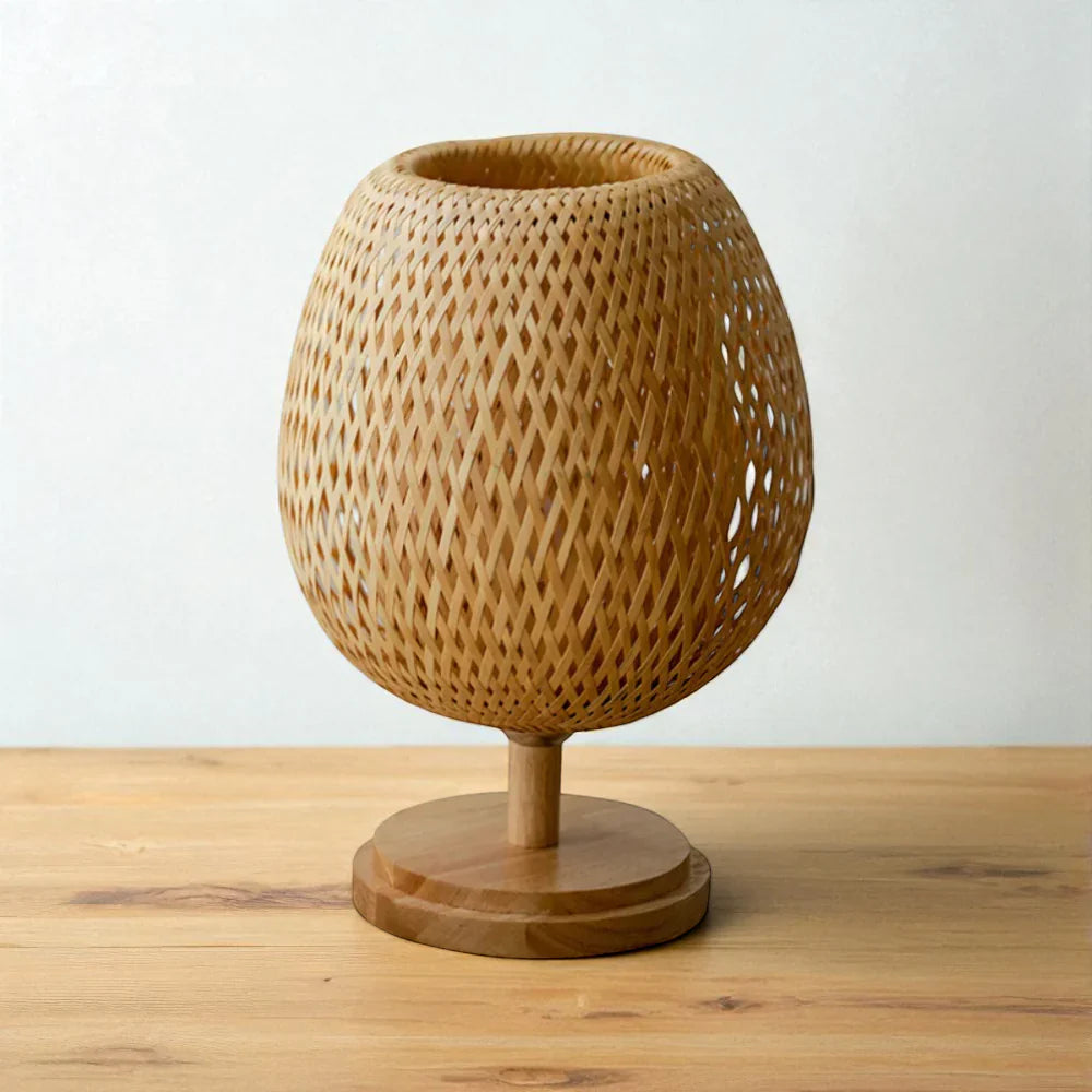 Nachttischlampe Bambou