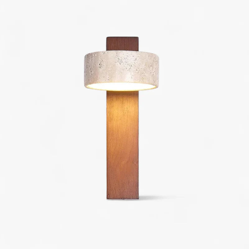 Lampe De Chevet Murale Travertin