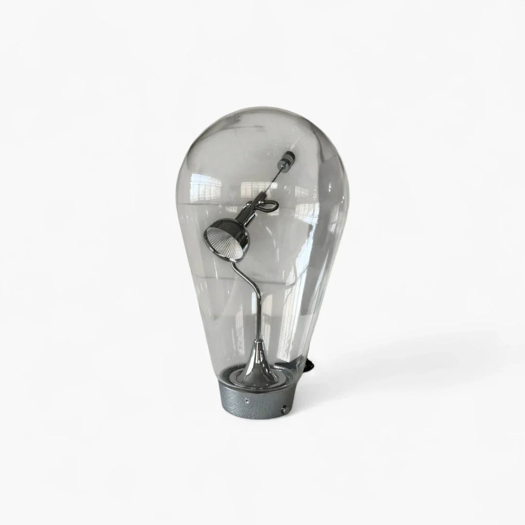 Lampe De Chevet En Verre Vintage