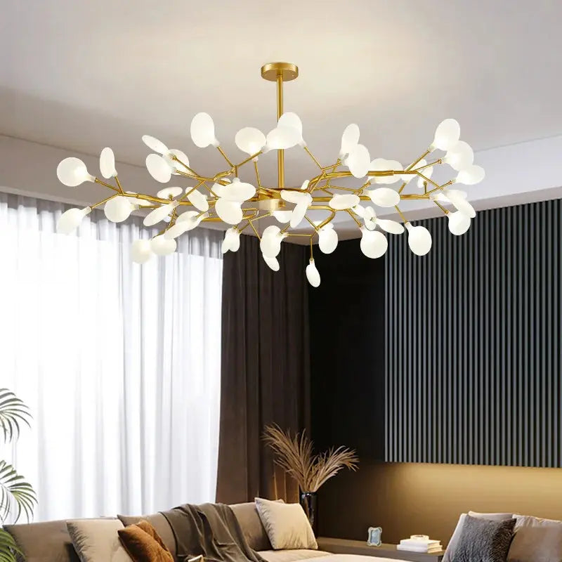 Kronleuchter Molekular LED Schwarz oder Gold