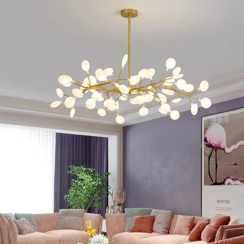 Kronleuchter Molekular LED Schwarz oder Gold