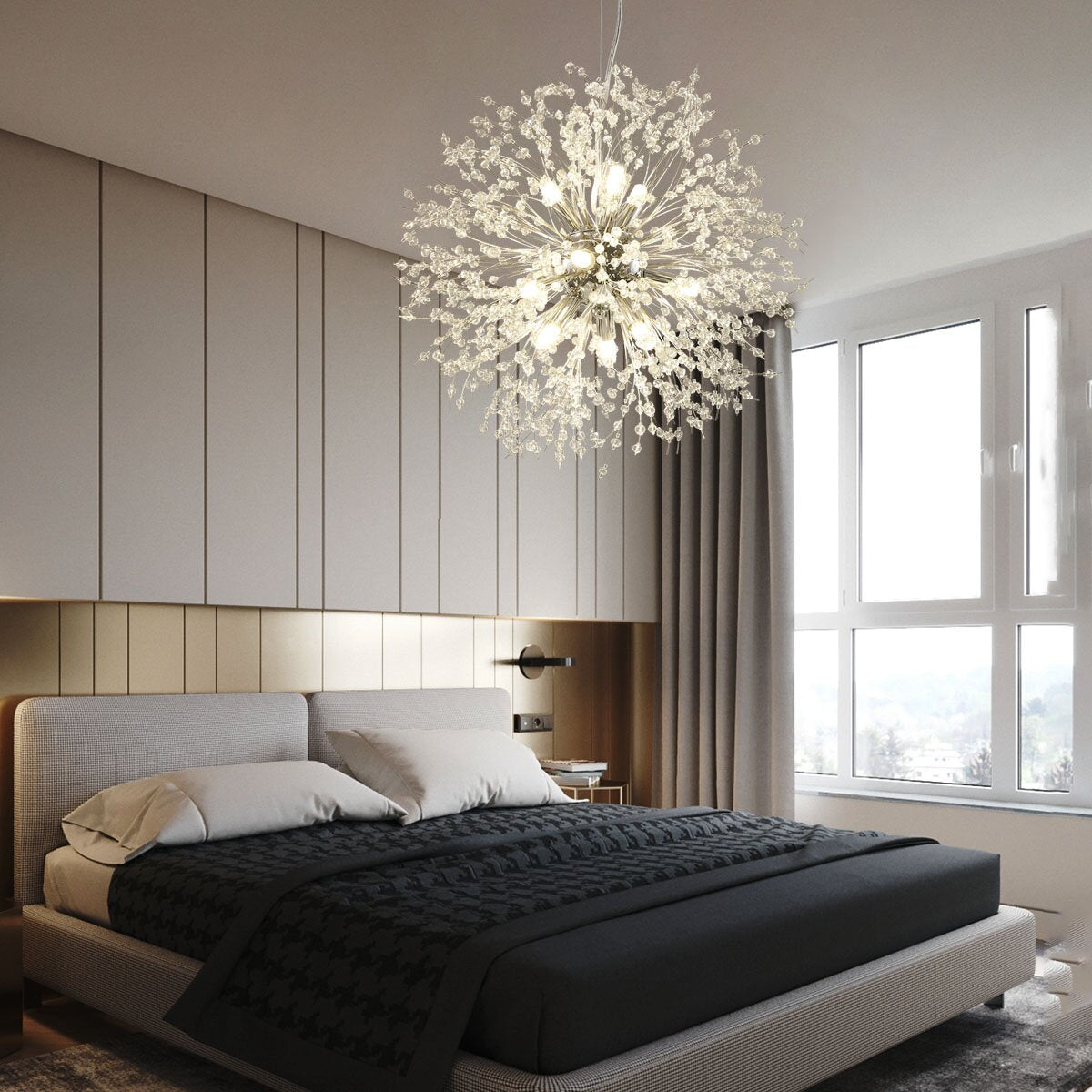 Kronleuchter Kugel Kristall Esszimmer