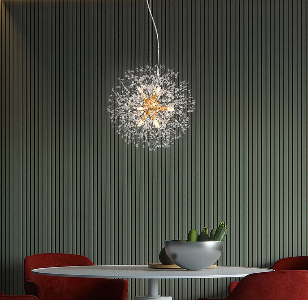 Kronleuchter Kugel Kristall Esszimmer
