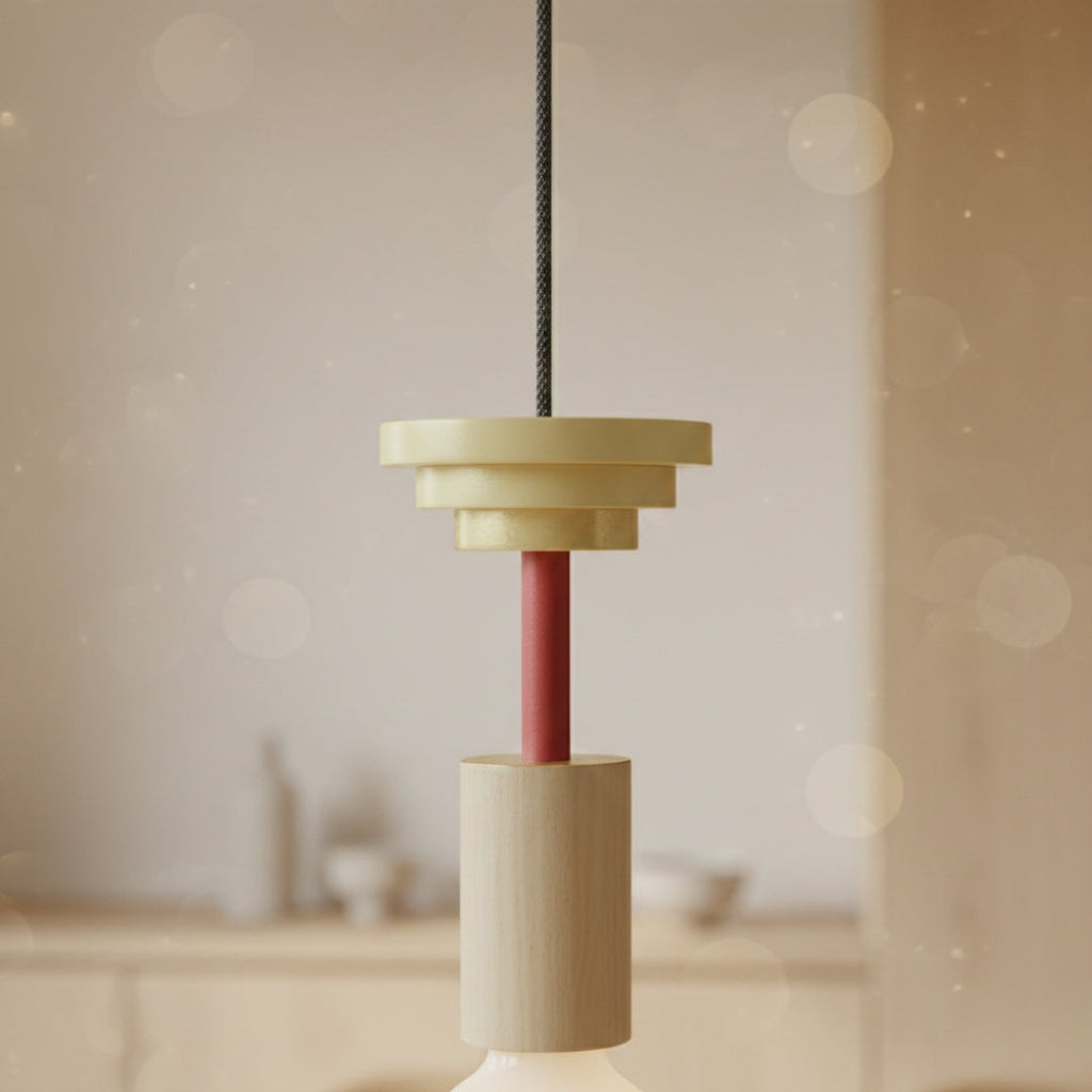 Pendelleuchte LED Holz Stil skandinavisch
