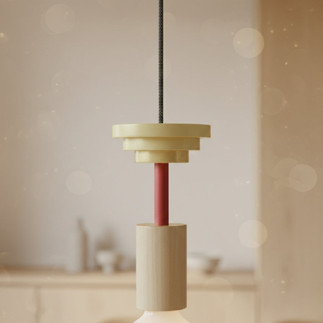 Pendelleuchte LED Holz Stil skandinavisch