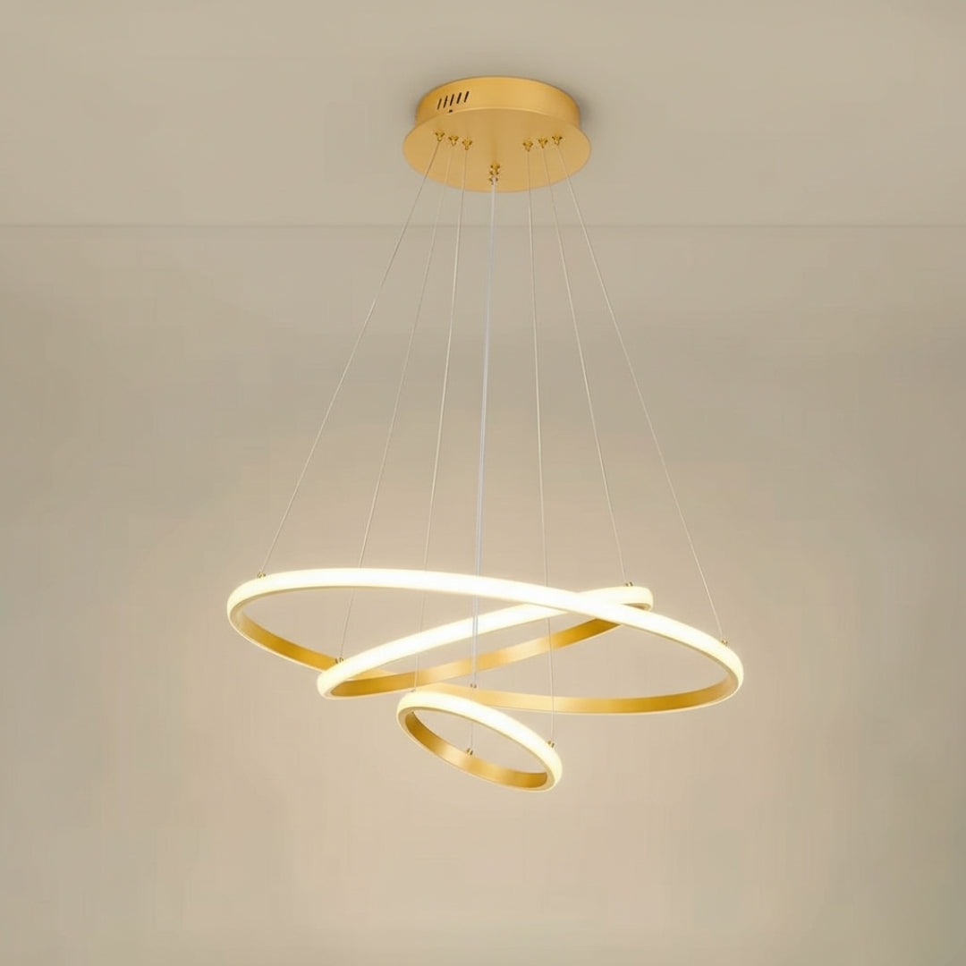 Pendelleuchte LED modern mit Kreisringe