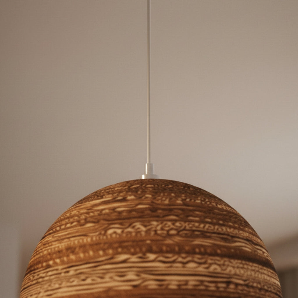 Pendelleuchte aus Papier Karton (verschiedene Formen)