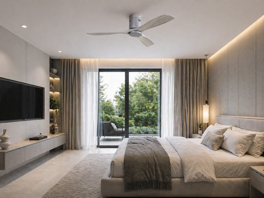 Calanque | Design-Ventilator LED Fernbedienung 132 cm