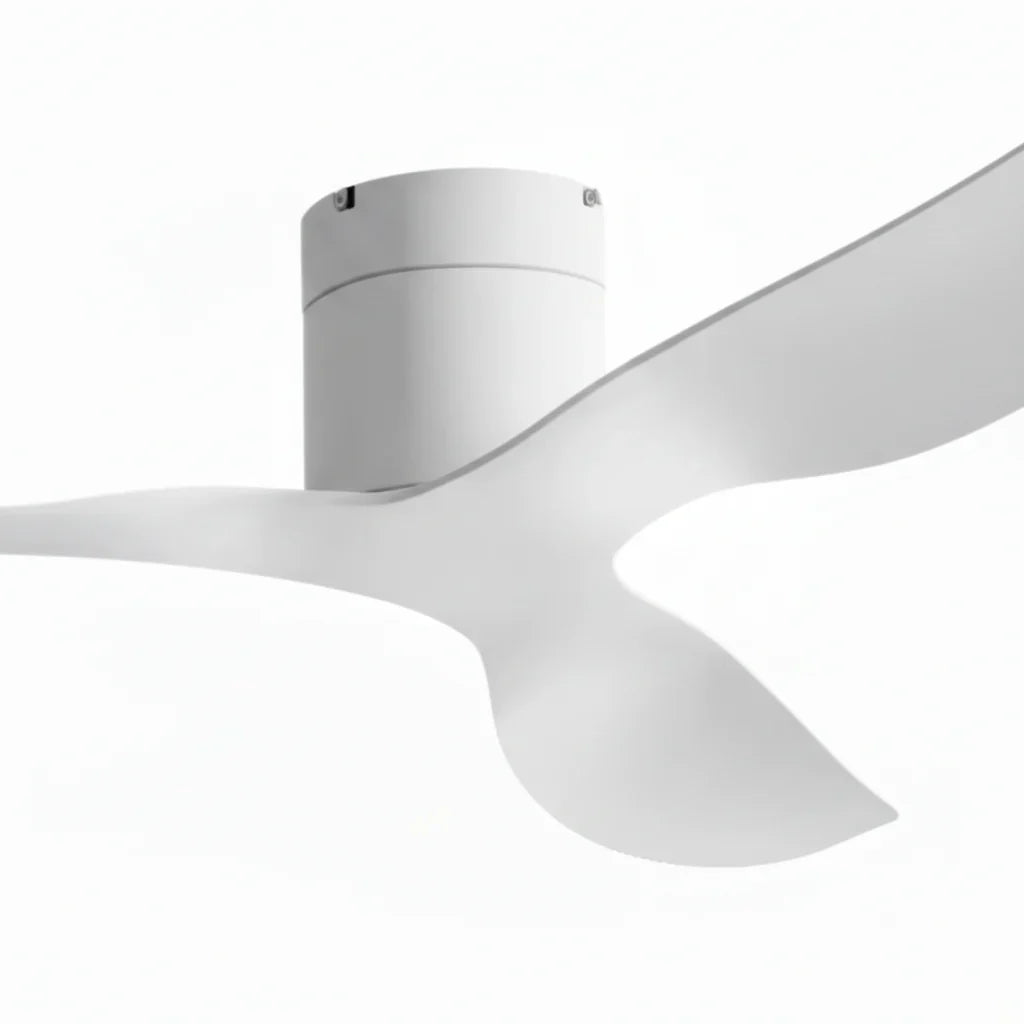 Lumio | Ultraflacher Ventilator Weiß und ABS Weiß