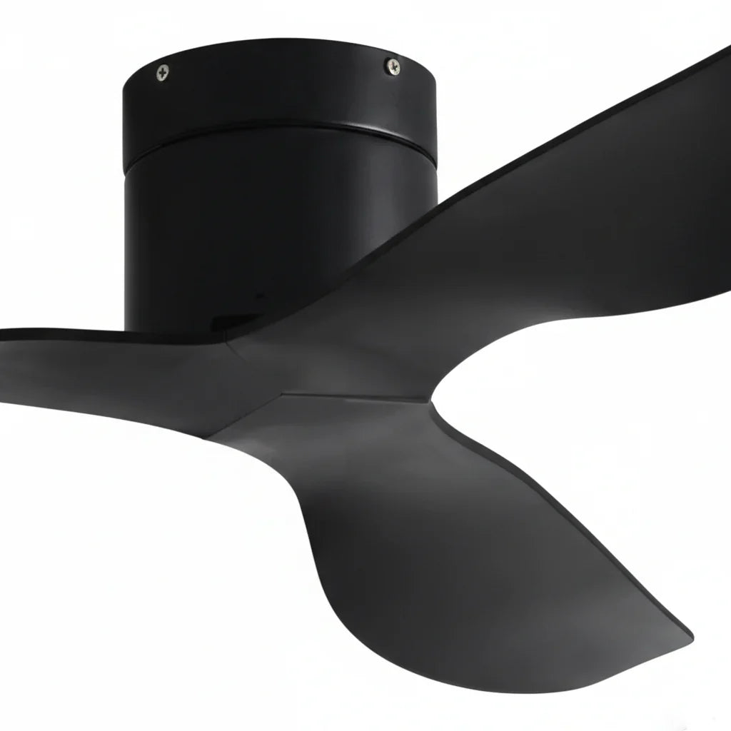 Onyx | Ultraflacher Ventilator Schwarz und ABS Schwarz