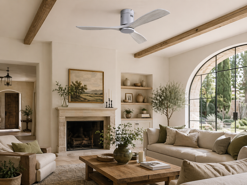 Calanque | Design-Ventilator LED Fernbedienung 132 cm