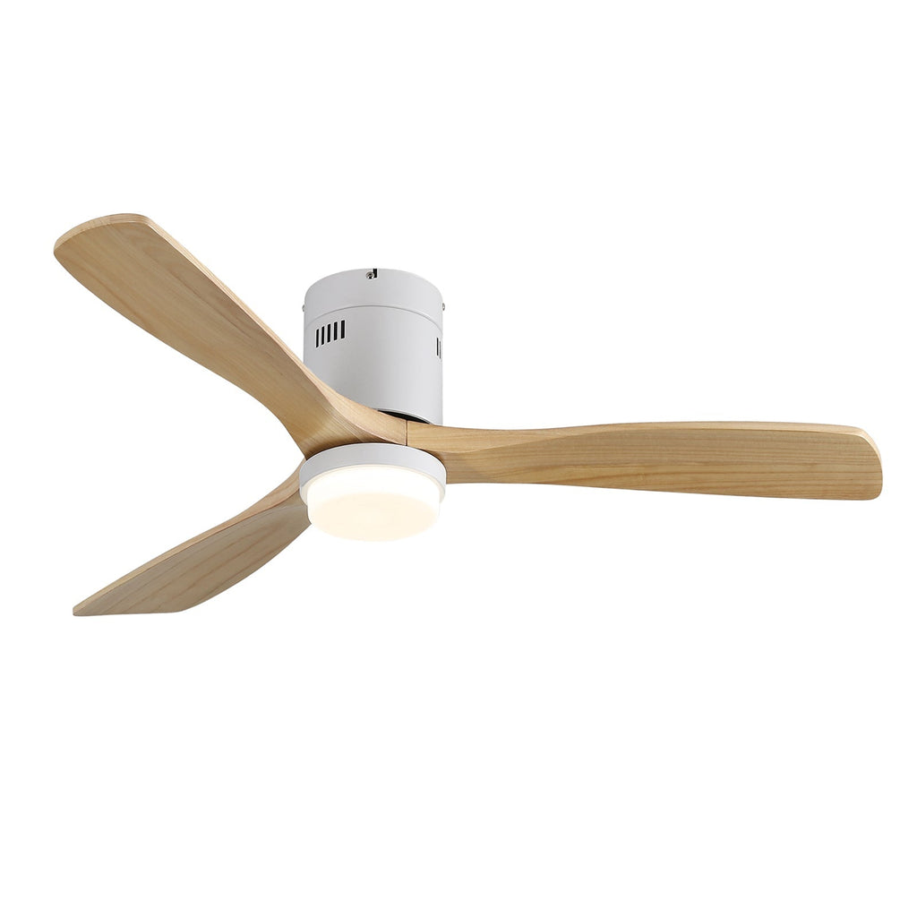 Miami | Deckenventilator 132cm Aura - Flügel Holz & LED integriert