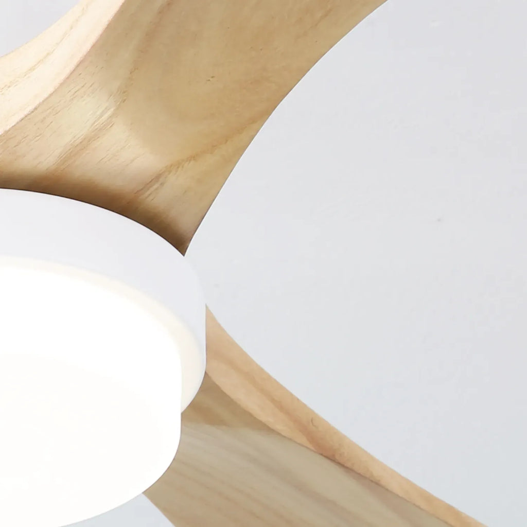 Miami | Deckenventilator 132cm Aura - Flügel Holz & LED integriert