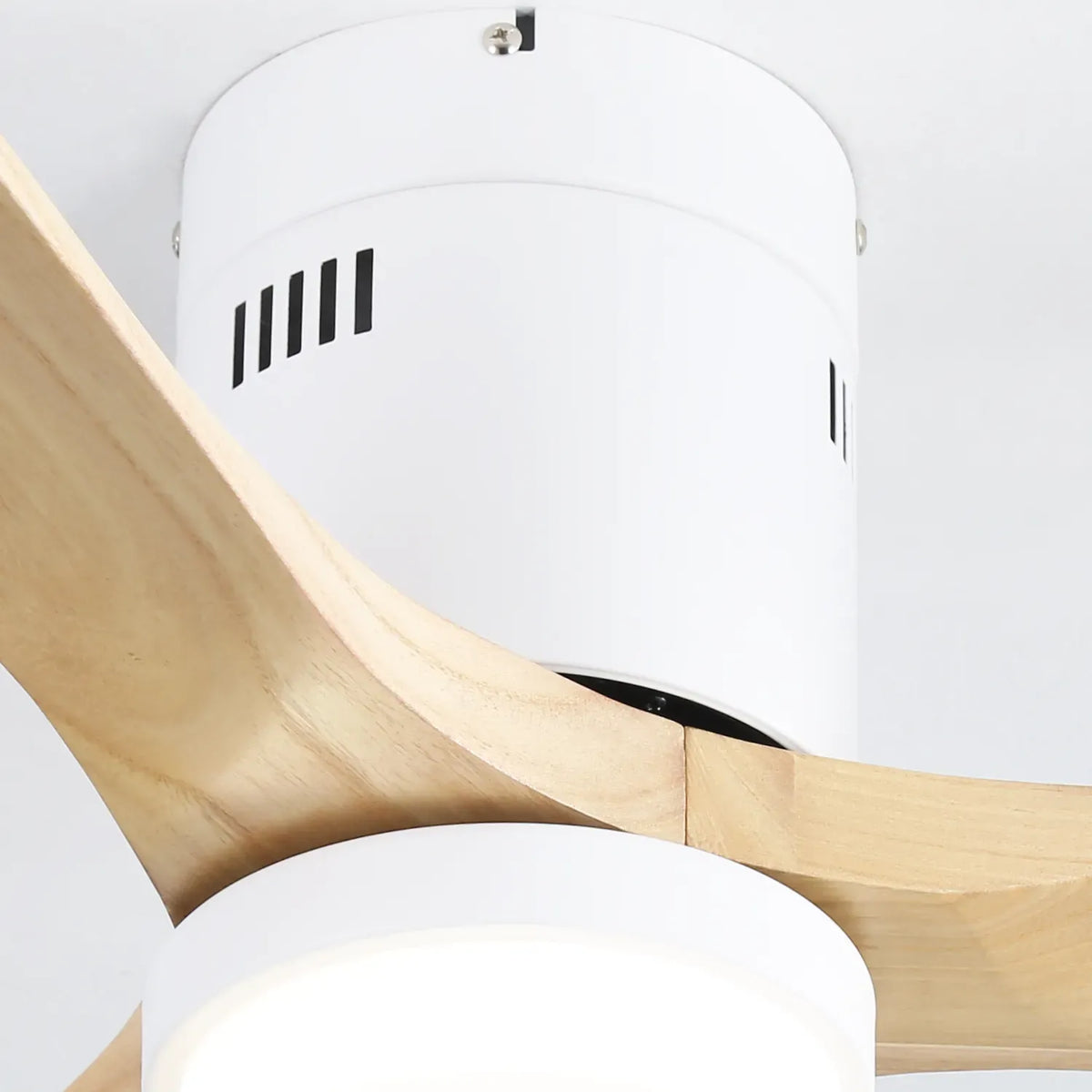 Miami | Deckenventilator 132cm Aura - Flügel Holz & LED integriert